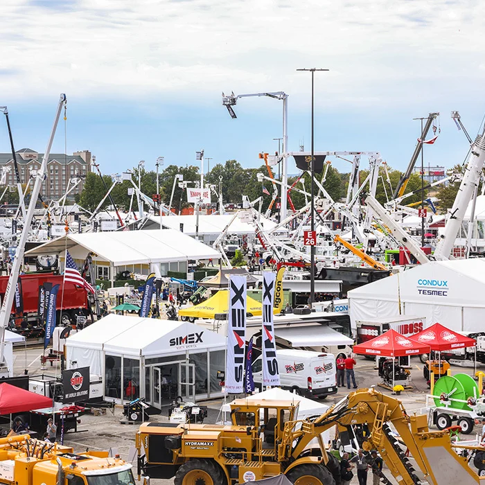 The Utility Expo excavator demo