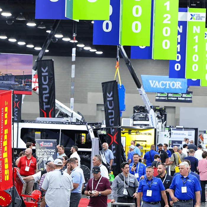 The Utility Expo inside exhibits