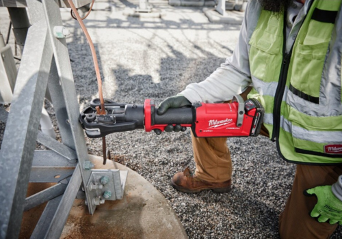 M18 18V 12-Ton Lithium-Ion Cordless FORCE LOGIC Inline Crimper with 2-Batteries, Charger Tool Bag