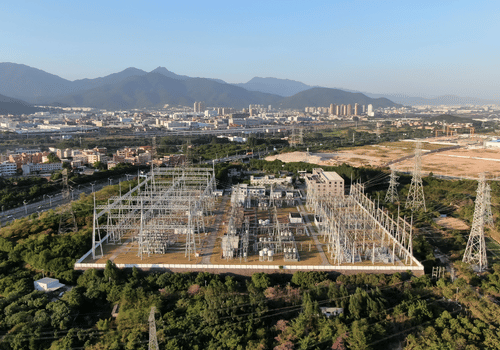 Power grid, high voltage electricity transmission