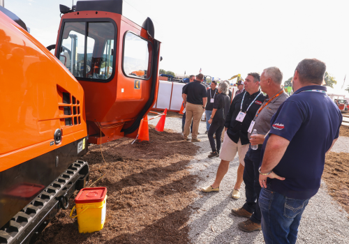 Ditch Witch Horizontal Directional Drill in action at The Utility Expo 2023