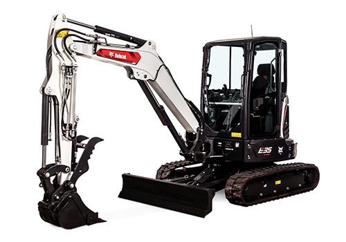 Bobcat E35 compact excavator