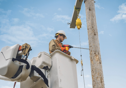 Lineman store impact drill