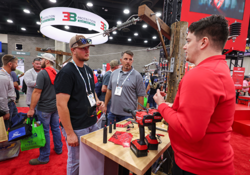 Milwaukee Tool handheld tools on display at The Utility Expo 2023