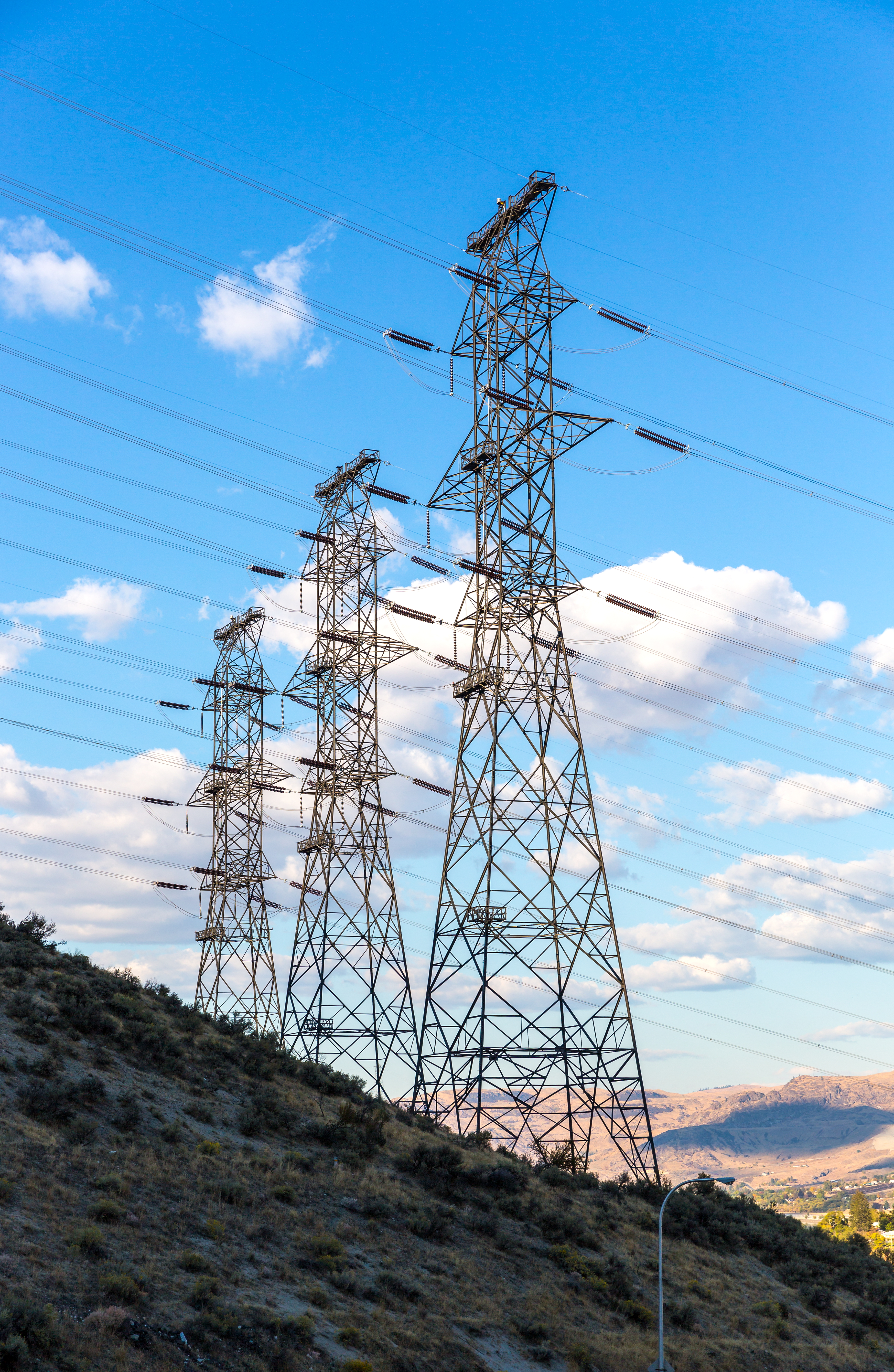 Transmission Towers in Washington-USA