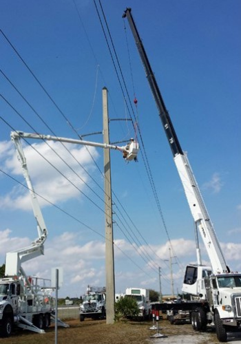 Altec Boom Truck Crane